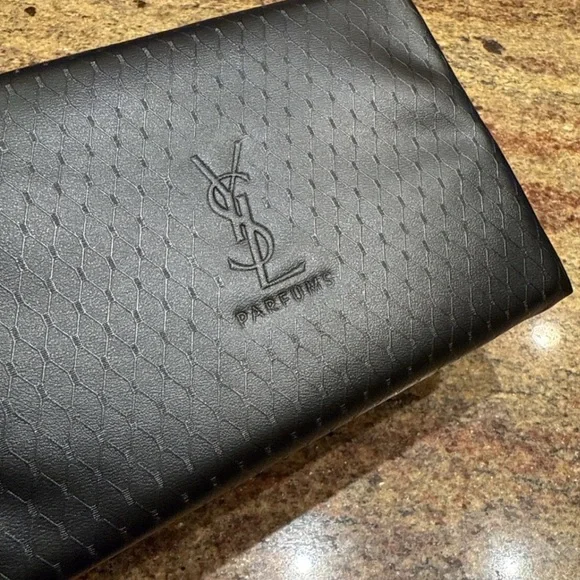 ✨ Yves Saint Laurent Parfums Black Cosmetic Bag ✨